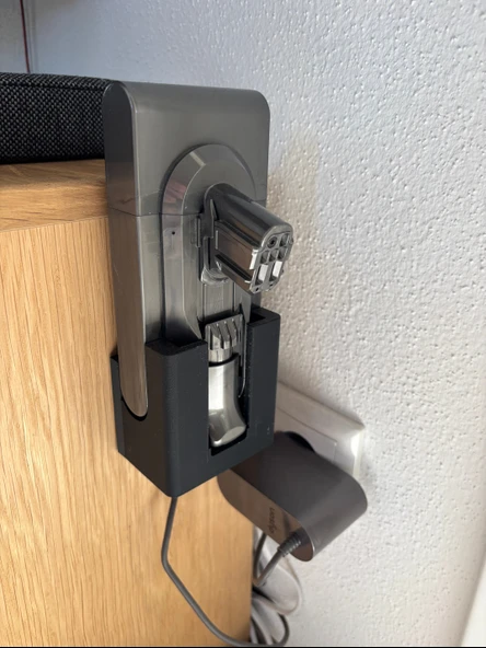 Byr Dyson V12 Slim Akkuhalter (Sadece Plastik Aparattır!!!) 3D - Resim 4