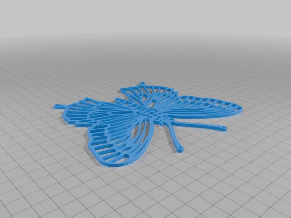 Byr Kelebek çok tabakalı 3D modeller/ 3D katman/ 3D mandala (Sadece Plastik Aparattır!!!) 3D - Resim 4
