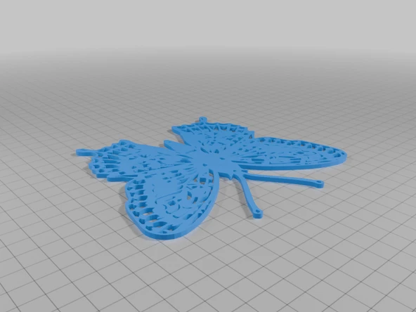 Byr Kelebek çok tabakalı 3D modeller/ 3D katman/ 3D mandala (Sadece Plastik Aparattır!!!) 3D - Resim 5