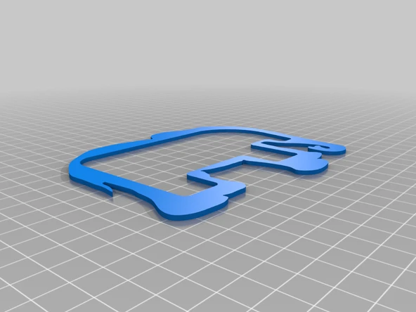 Byr Fil Küpe Tutucu (Sadece Plastik Aparattır!!!) 3D - 3