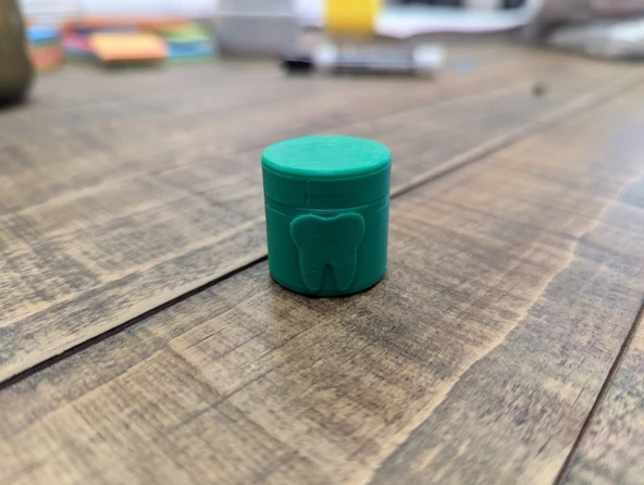 Byr Diş tutucu kolye (Sadece Plastik Aparattır!!!) 3D