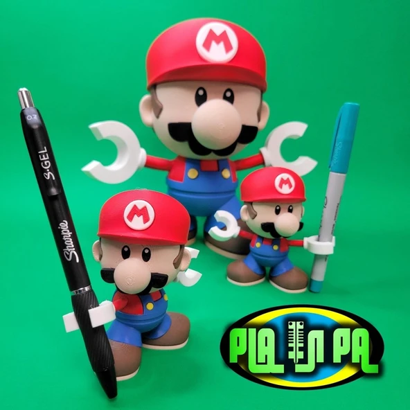 Byr Oyuncak Mini Mario Multi Parti (Sadece Plastik Aparattır!!!) 3D ürün görseli 1