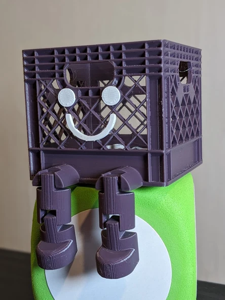 Byr Flexi bacaklı süt sandığı (Sadece Plastik Aparattır!!!) 3D