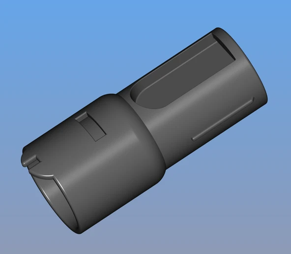Byr Dyson Adaptörü (DC19 ila V11) (Sadece Plastik Aparattır!!!) 3D - 4