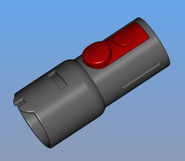 Byr Dyson Adaptörü (DC19 ila V11) (Sadece Plastik Aparattır!!!) 3D - 3