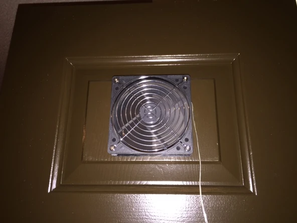 Byr 120mm Medya Kapısı Fan Havalandırma Güzellik Yüzük. (Sadece Plastik Aparattır!!!) 3D - Resim 3