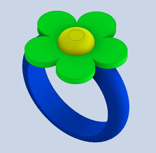 Byr Yüzük + Takılar (Sadece Plastik Aparattır!!!) 3D - Resim 2