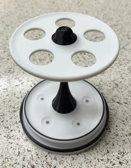 Byr Diş fırçası tutucu/organizatör (en fazla 5 fırça) (Sadece Plastik Aparattır!!!) 3D - 4