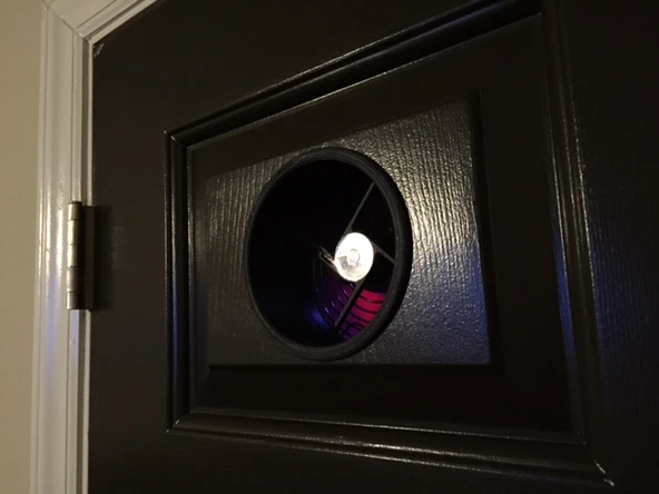 Byr 120mm Medya Kapısı Fan Havalandırma Güzellik Yüzük. (Sadece Plastik Aparattır!!!) 3D - Resim 2