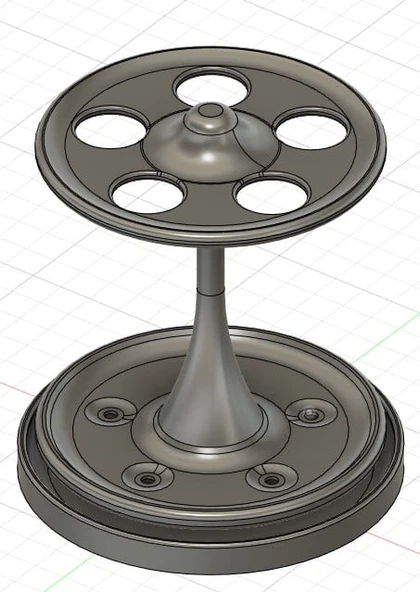 Byr Diş fırçası tutucu/organizatör (en fazla 5 fırça) (Sadece Plastik Aparattır!!!) 3D - 2