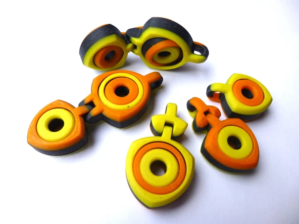 Byr Anahtar Yüzük (Sadece Plastik Aparattır!!!) 3D - Resim 2