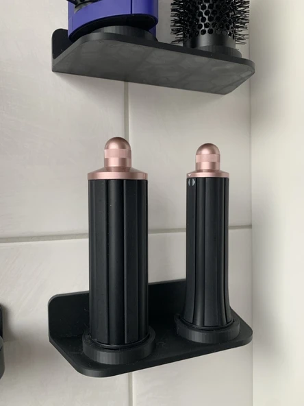 Byr Dyson Airwrap Mini Raf Duvar Montajları Yeniden Tasarlandı (Sadece Plastik Aparattır!!!) 3D - Resim 2