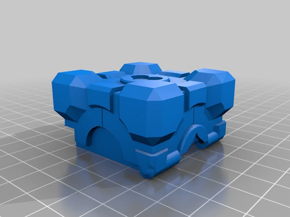 Byr Refakatçi Küp Yüzük Kutusu - Daha İyi Menteşe (Sadece Plastik Aparattır!!!) 3D - Resim 4