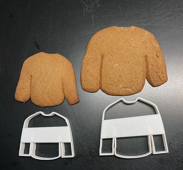 Byr Kurabiye kesici sweatshirt / kazak (Sadece Plastik Aparattır!!!) 3D - 2