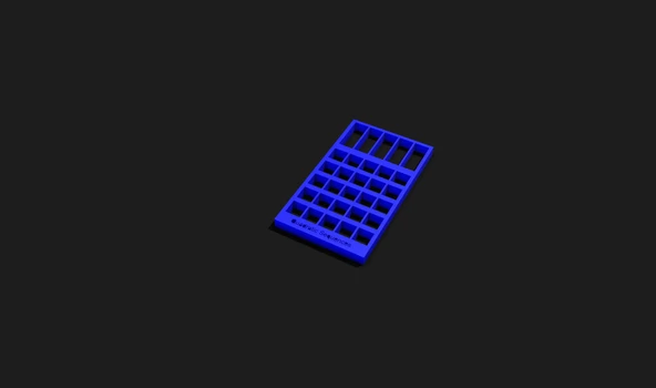 Byr Kuadratik diziler tablo çekmecesi (Sadece Plastik Aparattır!!!) 3D ürün görseli