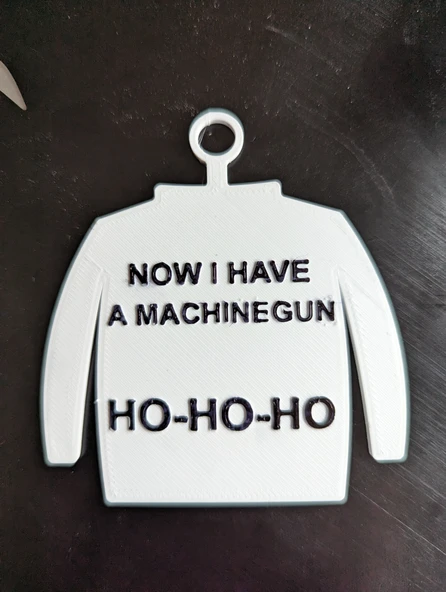 Byr Die Hard Noel kazak süslemesi (Sadece Plastik Aparattır!!!) 3D - 3