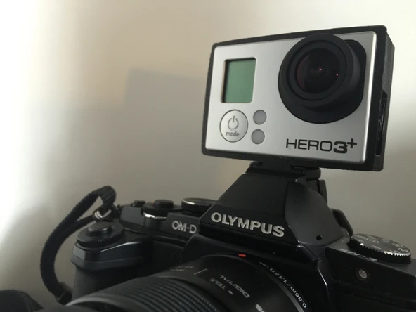 Byr GoPro Sıcak Ayakkabı Montajı (Sadece Plastik Aparattır!!!) 3D ürün görseli 1