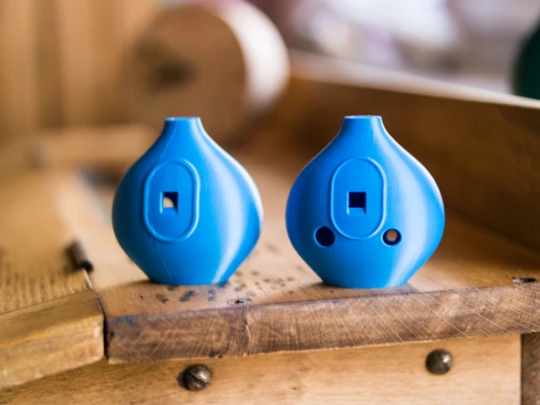 Byr Müzik Enstrüman Çocukları Ocarina Kolye Oinkarina :-) (Sadece Plastik Aparattır!!!) 3D - 4