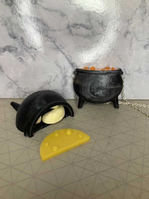 Byr Gizli bölmeli kazan kolyesi (Sadece Plastik Aparattır!!!) 3D - Resim 4