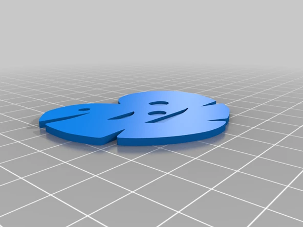 Byr Korok Maske Kolye (Sadece Plastik Aparattır!!!) 3D - 4