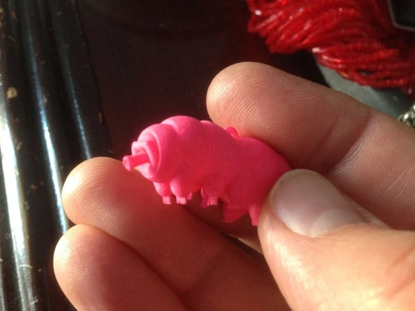 Byr Tardigrade kolye (Sadece Plastik Aparattır!!!) 3D