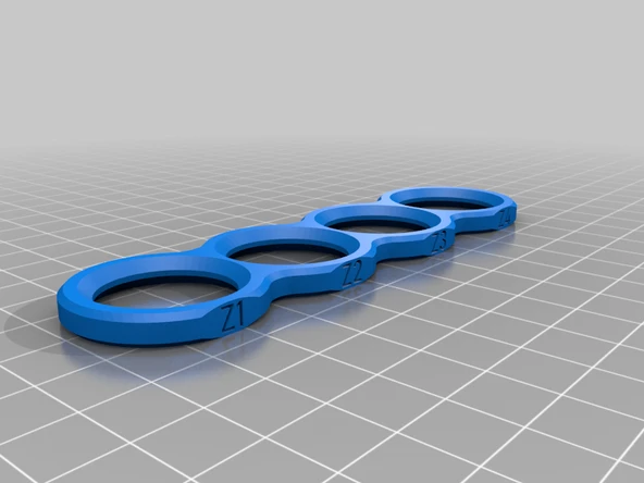 Byr İngiltere ve ABD Standart Yüzük Boyutu (Sadece Plastik Aparattır!!!) 3D - 3