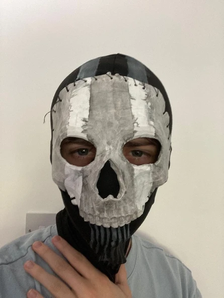 Byr Hayalet Maske (Call of Duty Mwii) (Sadece Plastik Aparattır!!!) 3D ürün görseli