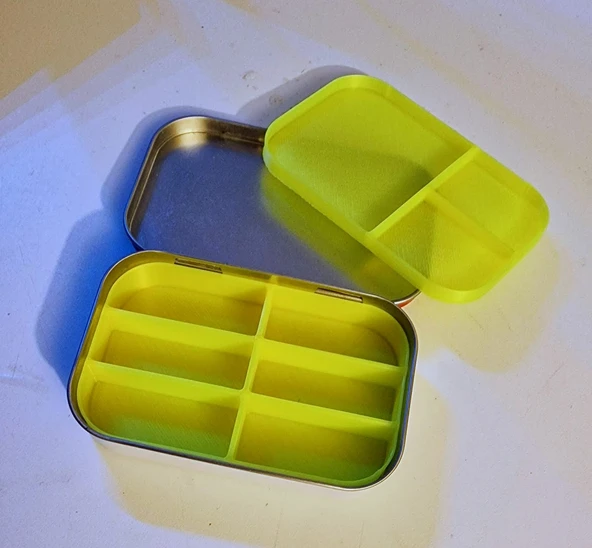 Byr İki bölmeli Altoids Macke Box (Sadece Plastik Aparattır!!!) 3D - Resim 3