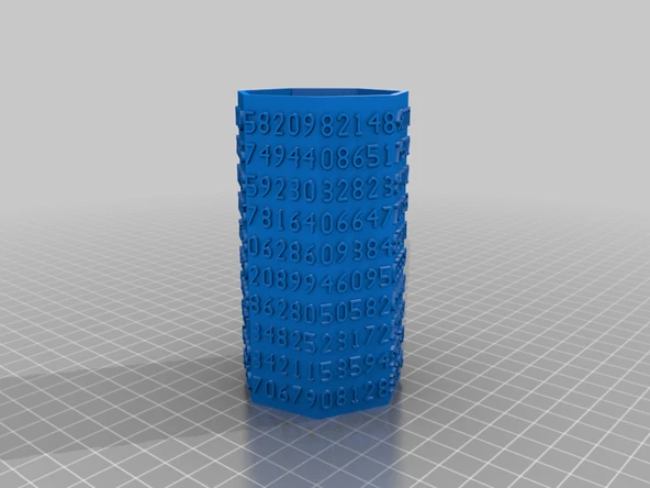 Byr İrrasyonel numara bardaklar (Sadece Plastik Aparattır!!!) 3D - 2