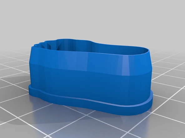 Byr Bebek Ayaklı Çerez Kesici (Sadece Plastik Aparattır!!!) 3D - Resim 3