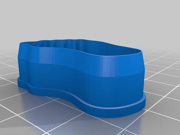 Byr Bebek Ayaklı Çerez Kesici (Sadece Plastik Aparattır!!!) 3D - Resim 2