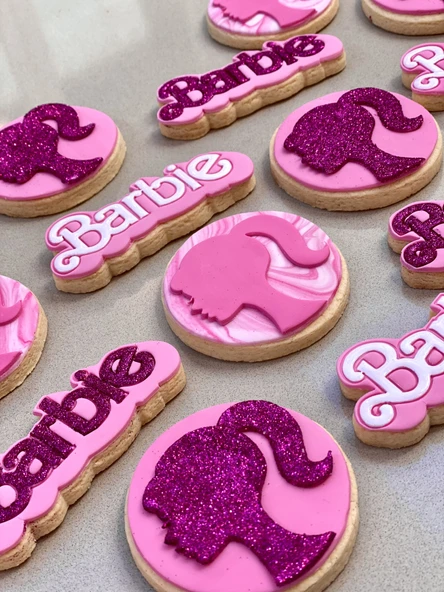 Byr Barbie Logosu Kurabiye kesici (Sadece Plastik Aparattır!!!) 3D - Resim 2