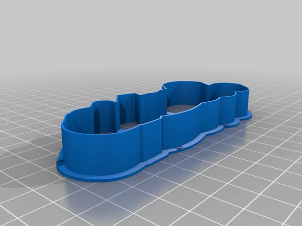 Byr Barbie Logosu Kurabiye kesici (Sadece Plastik Aparattır!!!) 3D - Resim 3