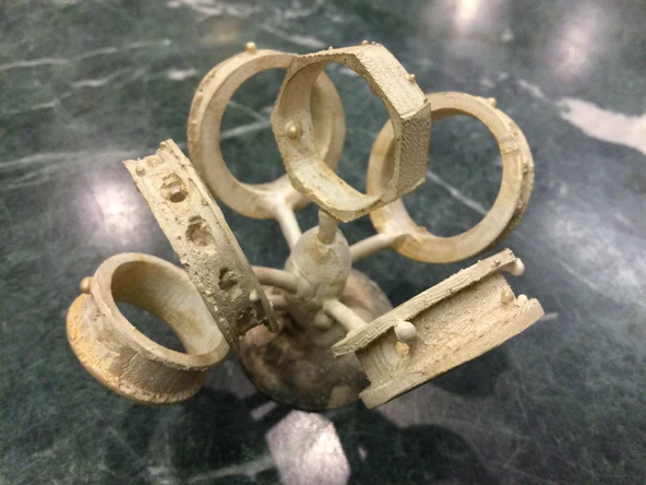 Byr Yüzük gösterileri: Kuyumcular için OpenScad (Sadece Plastik Aparattır!!!) 3D - Resim 4