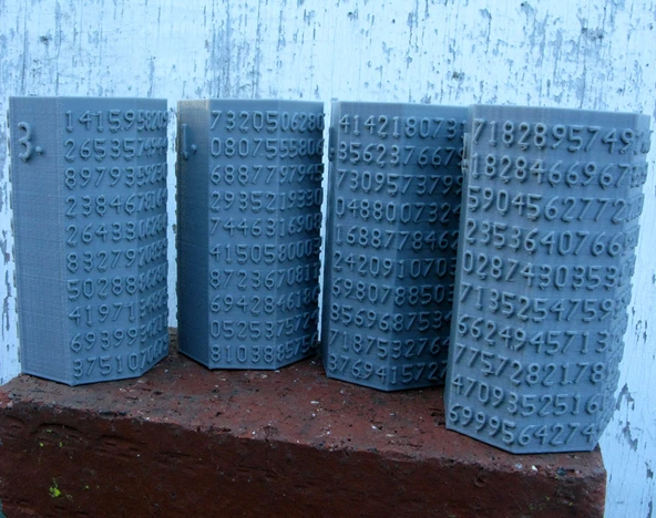 Byr İrrasyonel numara bardaklar (Sadece Plastik Aparattır!!!) 3D - 4