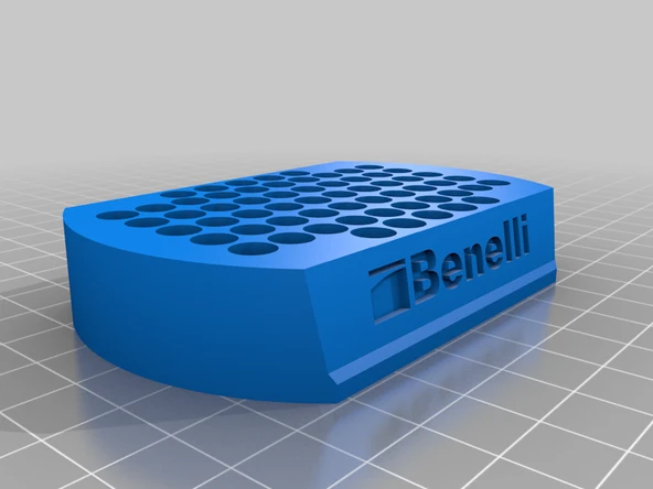 Byr 2 renkli baskı için Benelli logosuyla .22 cephane tepsisi (özellikle CCI markası takım elbise). Tabanca standı Benelli. (Sadece Plastik Aparattır!!!) 3D - 4