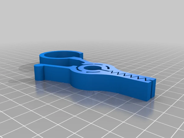 Byr Bir yerde asmak için yüzüklerle çip çanta klips v7 (Sadece Plastik Aparattır!!!) 3D - 4