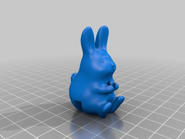 Byr Balıkçı Çay Tavşanı (Sadece Plastik Aparattır!!!) 3D - 3