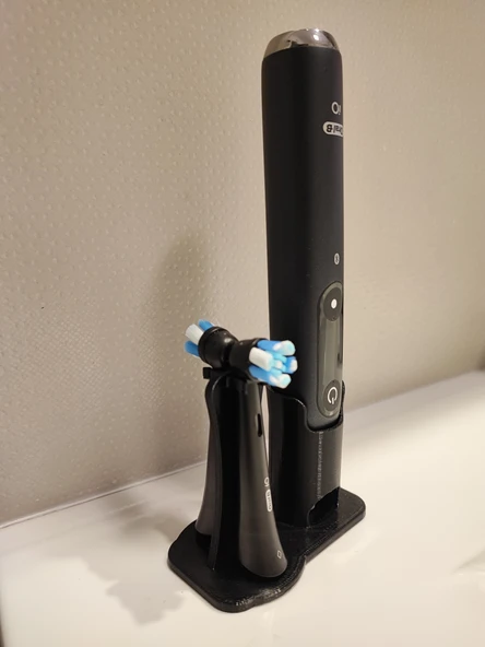 Byr Oralb diş fırçası kurutucu standı (Sadece Plastik Aparattır!!!) 3D - 3