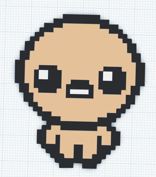 Byr Isaac'ın bağlanması - ISAAC karakter modeli (Sadece Plastik Aparattır!!!) 3D ürün görseli 1