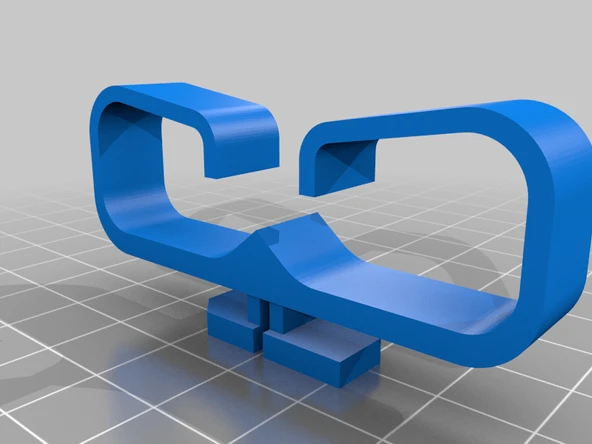 Byr Sütun tipi klavye standı için kablo kelepçesi (Sadece Plastik Aparattır!!!) 3D - 3