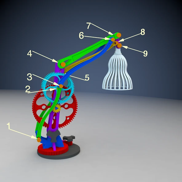 Byr Mehanograf, mekanik lamba (Sadece Plastik Aparattır!!!) 3D - Resim 4