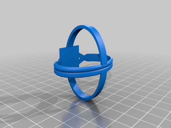 Byr Konnektörün Halkası - Ateş Amblemi Egzersiz Amblem Yüzüğü - MSLA (Sadece Plastik Aparattır!!!) 3D - 4