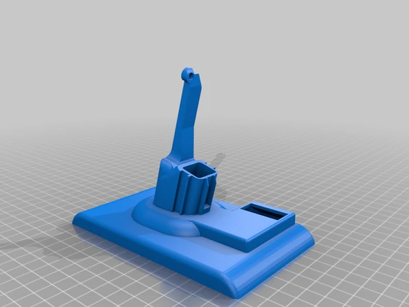 Byr Dyson vakum kobalt pil adaptörü (Sadece Plastik Aparattır!!!) 3D - 3