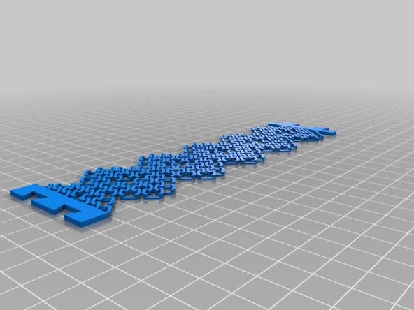 Byr Çift sarmal bilezik (Sadece Plastik Aparattır!!!) 3D - 1
