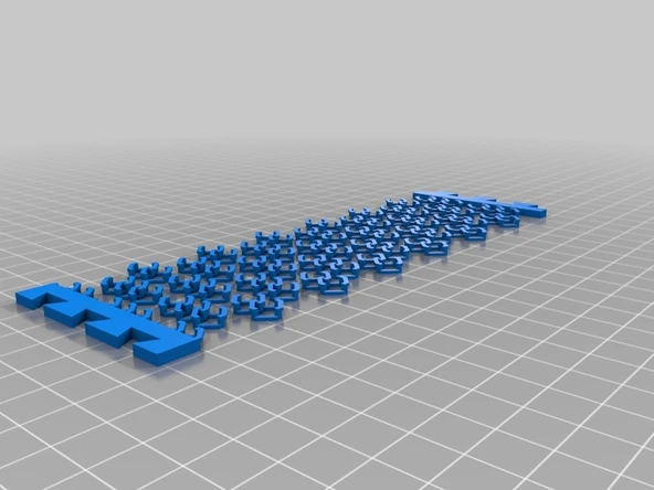 Byr Özelleştirilmiş Chainlink Bilezik (Sadece Plastik Aparattır!!!) 3D - Resim 3