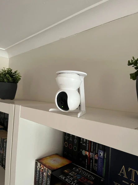 Byr TP-Link Tapo C200 için Ters Kamera Montajı / Stand (Sadece Plastik Aparattır!!!) 3D - Resim 3