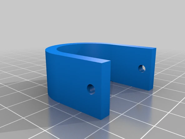 Byr Boru braketi D25 mm (Sadece Plastik Aparattır!!!) 3D - Resim 2