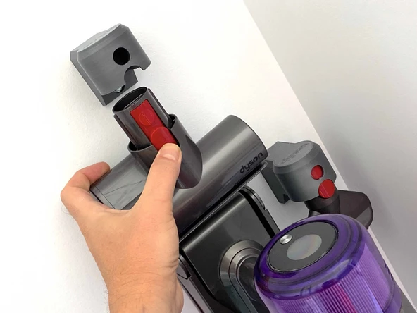 Byr Dyson Stick Vac Aksesuar Montajı (Tekli) (Sadece Plastik Aparattır!!!) 3D - Resim 2