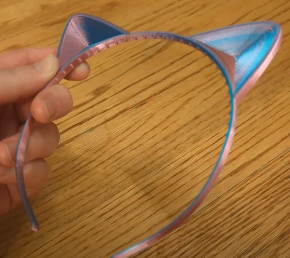 Byr Kedi Kulak Saç Bandı (Sadece Plastik Aparattır!!!) 3D - 4